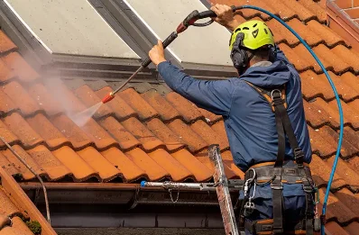 Démoussage et hydrofuge de toiture à Mirambeau
